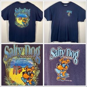 Vintage 2004 Salty Dog Surf Shop Panama City Beach Florida B Miller T Shirt XL